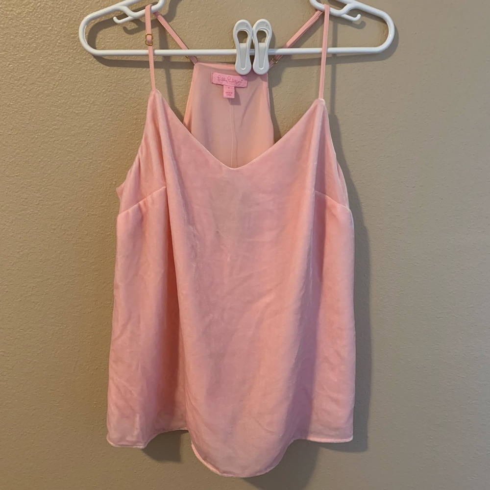 Lilly Pulitzer Dusk Velvet Top/ Paradise Tint